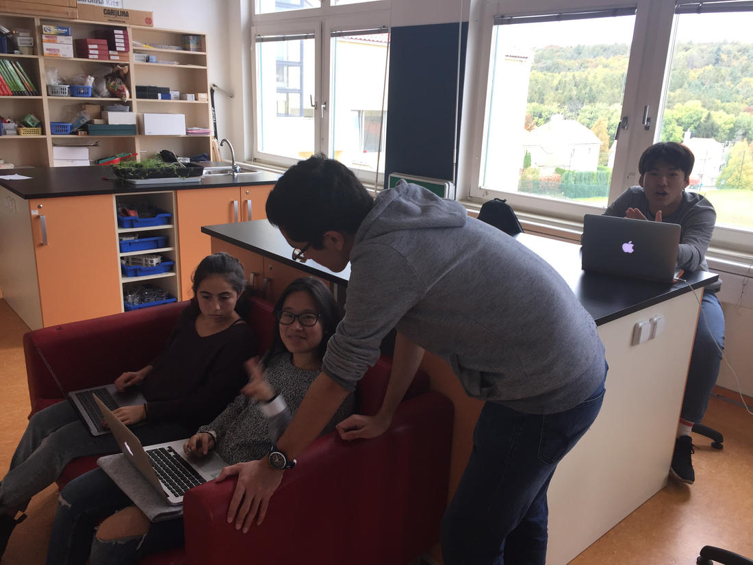 Builders at work, October 2017