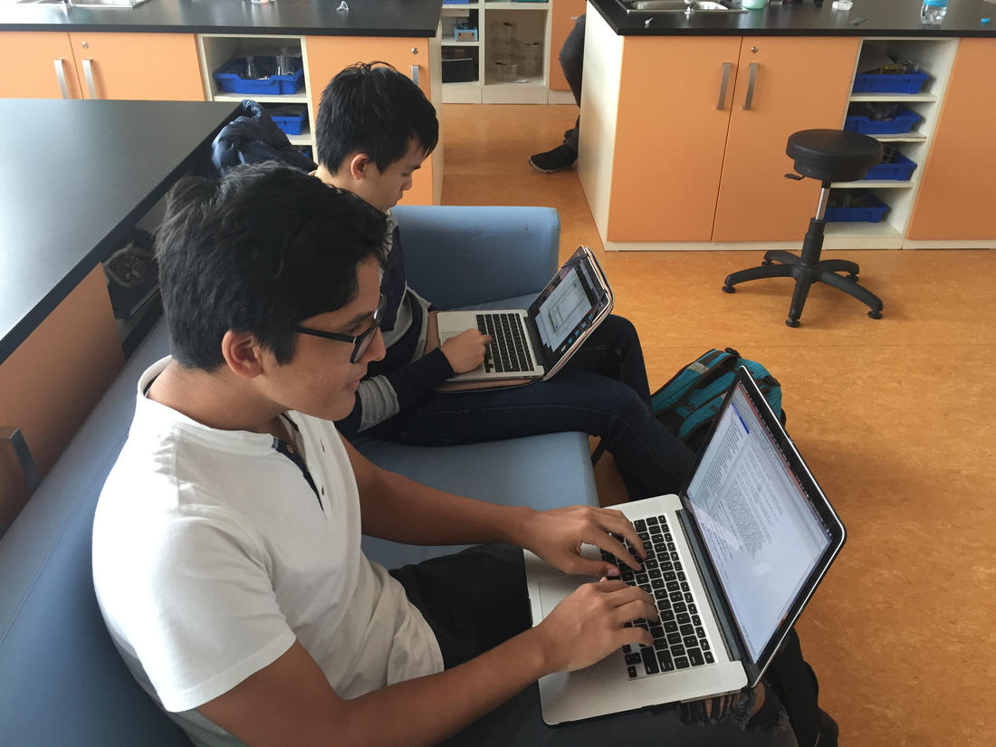 Programming the robot, October 2017